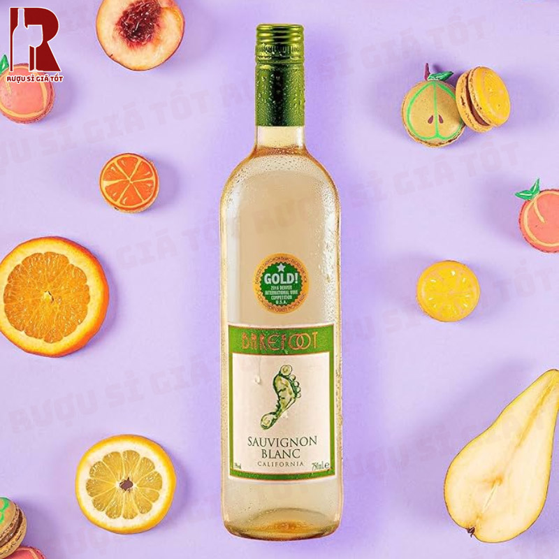 Pha chế rượu vang Barefoot Sauvignon Blanc thế nào?