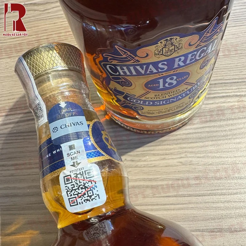 Cách nhận biết Chivas 18 Regal Gold Signature Mới hàng chính hãng