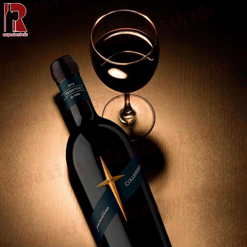 Collefrisio Primitivo đem đến vị rượu đậm nhưng không quá gắt, phù hợp cho đa dạng thực khách