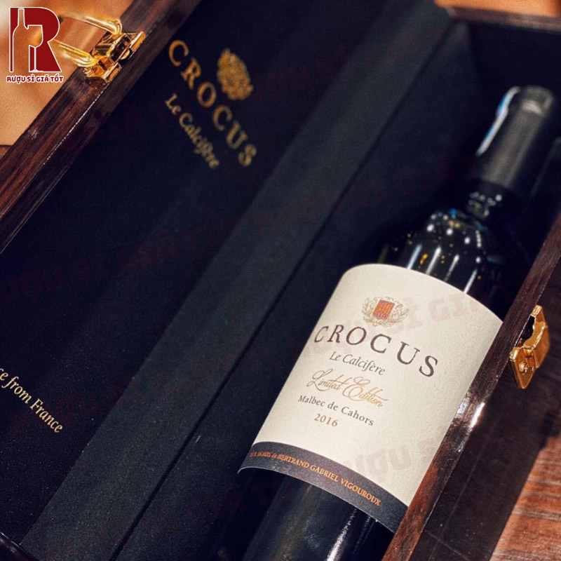 Rượu vang Pháp phiên bản đặc biệt - Crocus Le Calcifere Limited