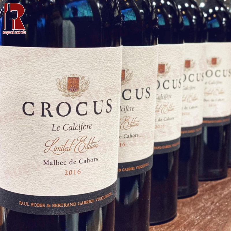 Mua vang đỏ chai 3 lít Crocus Le Calcifere Limited Magnum