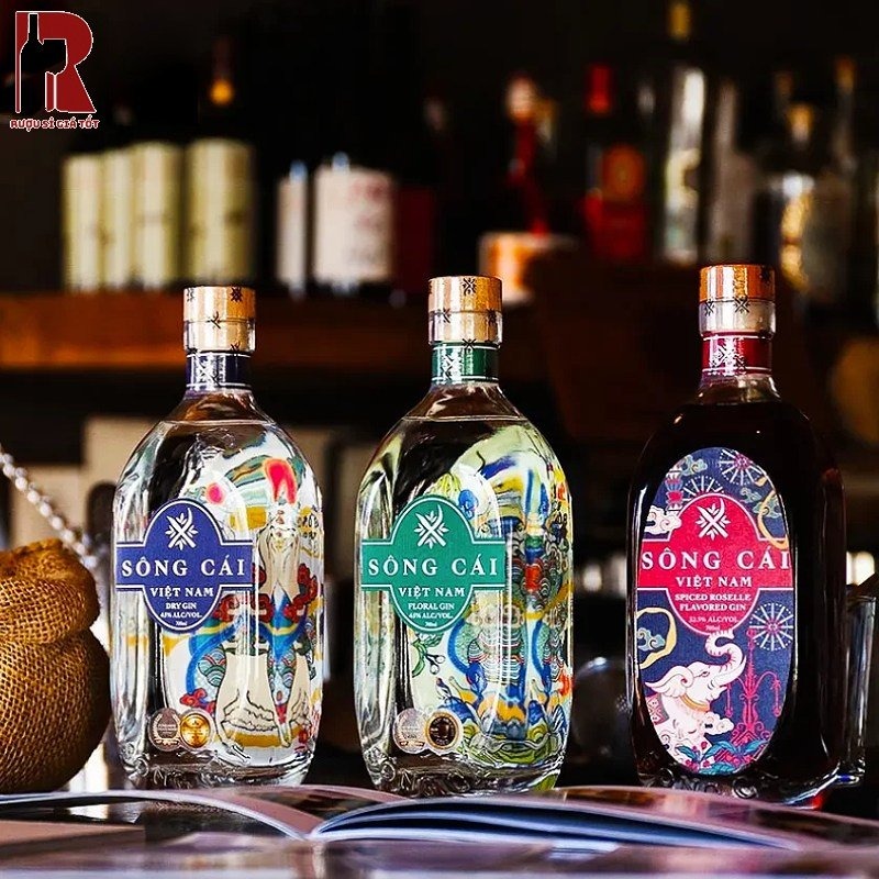 Rượu Gin Việt Nam Sông Cái Gin giá rẻ