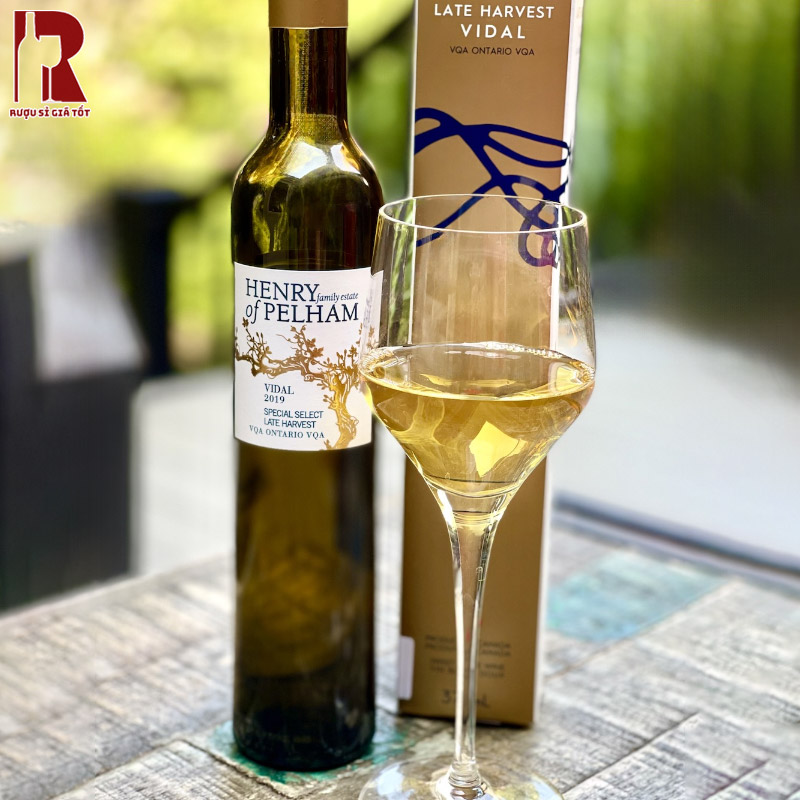 Rượu Henry of Pelham Vidal Riesling vang tuyết cao cấp