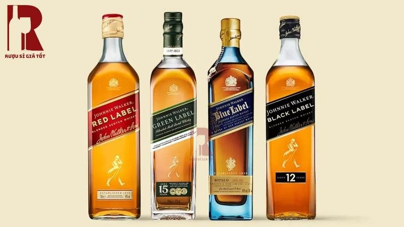 Có bao nhiêu loại rượu Johnnie Walker tại thị trường Việt Nam?