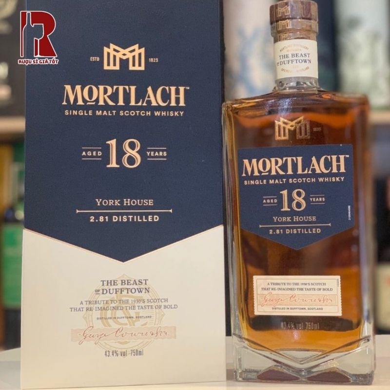 Mortlach 18 năm đem đến sự cân bằng hoàn hảo giữa vị rượu đậm đà và hậu vị êm dịu