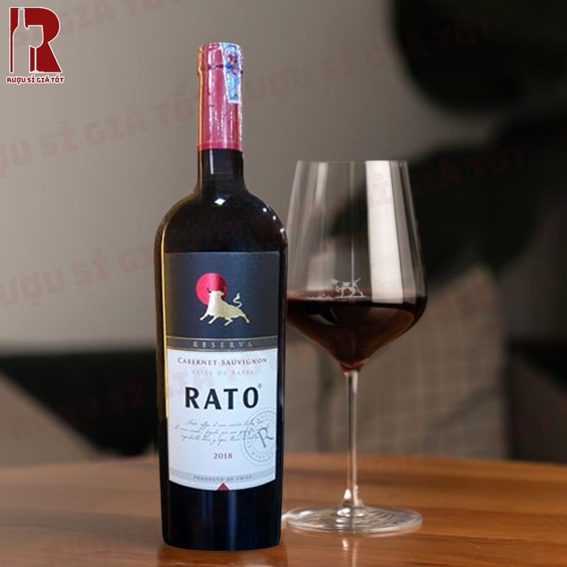 Rato Cabernet Sauvignon Reserva sở hữu vị rượu mượt mà, dễ uống