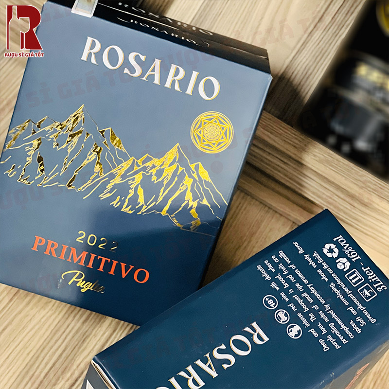 Rượu vang Rosario Primitivo Puglia đậm đà