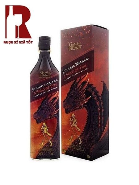 Johnnie Walker A Song Of Fire rượu ngoại giá dưới 1 triệu làm quà tặng
