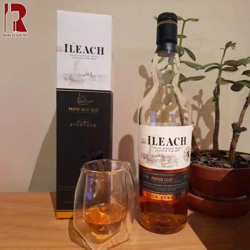 Hậu vị đậm đà và cay nhẹ của chai The Ileach Cask Strength