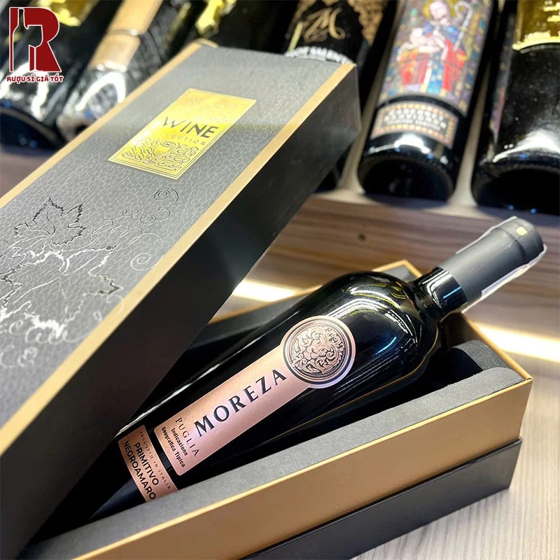 Rượu Vang Ý Đỏ Moreza nên được dùng kèm các món thịt đỏ, thịt nướng