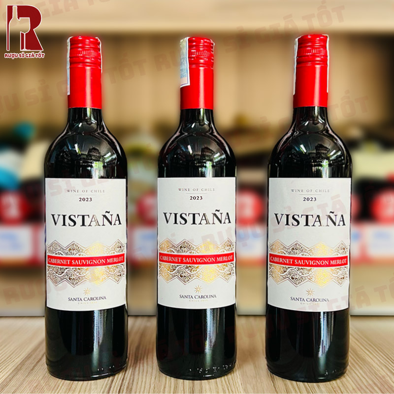 Rượu Santa Carolina Vistana Cabernet Sauvignon Merlot hài hòa nhẹ nhàng