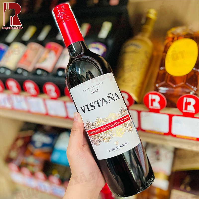 Rượu Santa Carolina Vistana Cabernet Sauvignon Merlot phù hợp cho đa dạng các buổi tiệc
