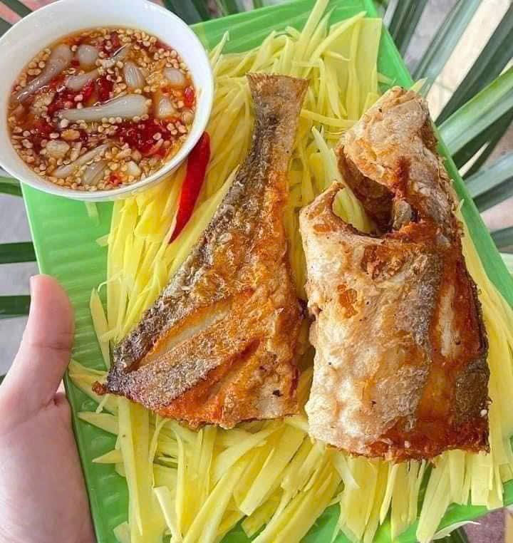 Cá sửu 1 nắng đặc sản Campuchia