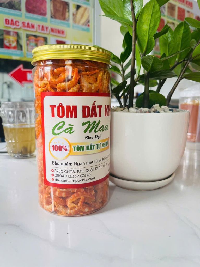 Khô tôm đất Cà Mau