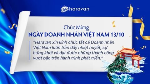 Haravan chúc mừng ngày Doanh nhân Việt Nam 13/10/2023