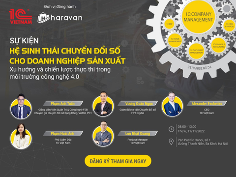 Tham dự ngay Sự kiện lớn ra mắt các Công nghệ chuyển đổi số mới nhất hiện nay dành cho doanh nghiệp sản xuất