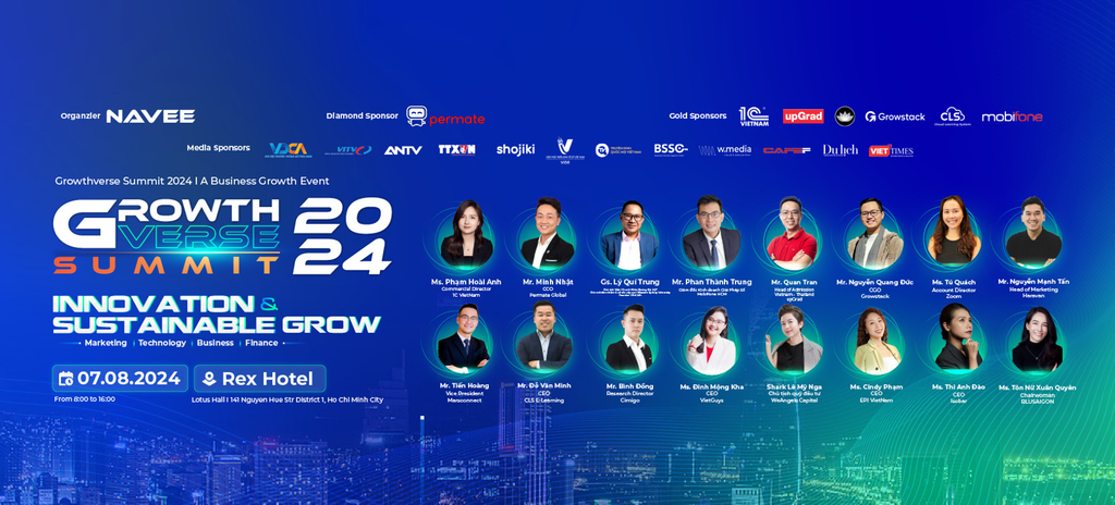 Haravan góp mặt tại GrowthVerse Summit 2024 - Sự kiện tăng trưởng doanh nghiệp lớn nhất năm 2024.