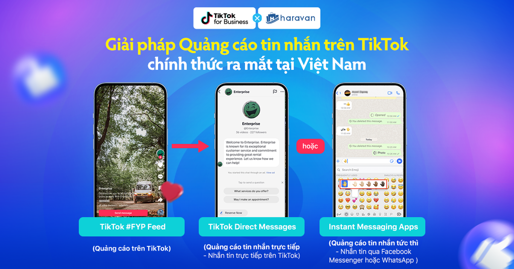 Quảng cáo Tin nhắn TikTok chính thức ra mắt tại Việt Nam - Bùng nổ doanh số mùa Tết cùng TikTok và Haravan