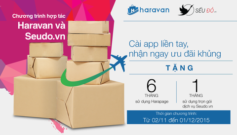 Tặng 6 tháng HaraPage nhân dịp Haravan hợp tác Seudo.vn