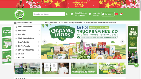 Câu chuyện khách hàng Organicfood.vn - Haravan