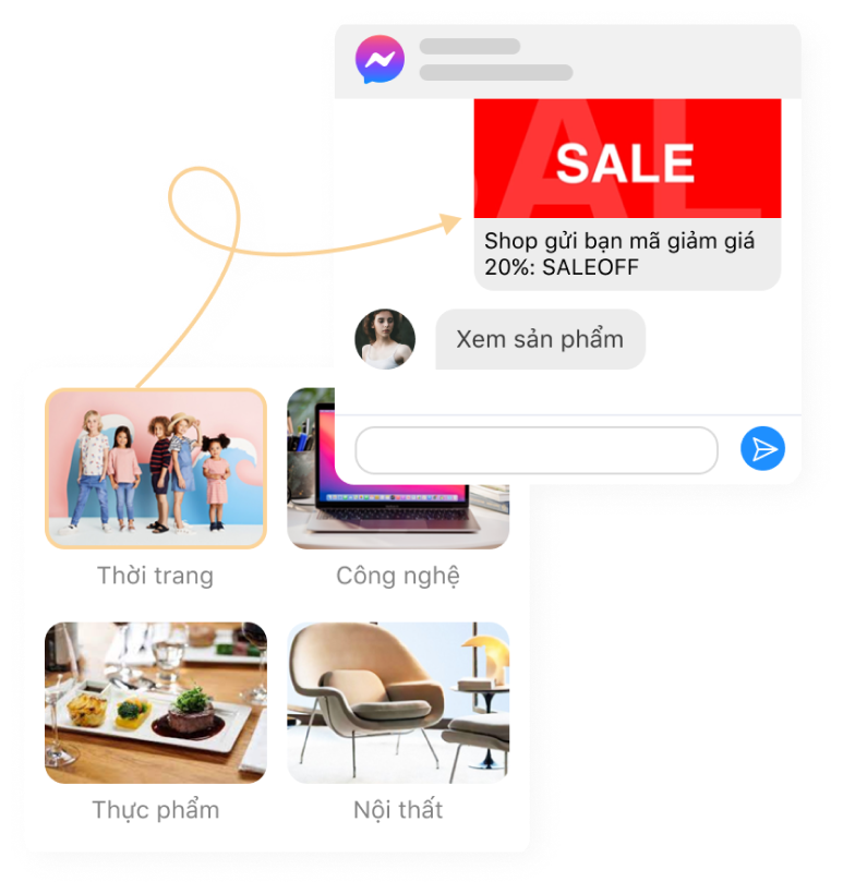 Dễ dàng tạo Chatbot Messenger chỉ với vài thao tác hoặc sử dụng mẫu nội dung có sẵn