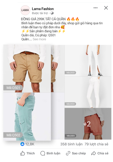 Đồng giá 299k tất cả quần