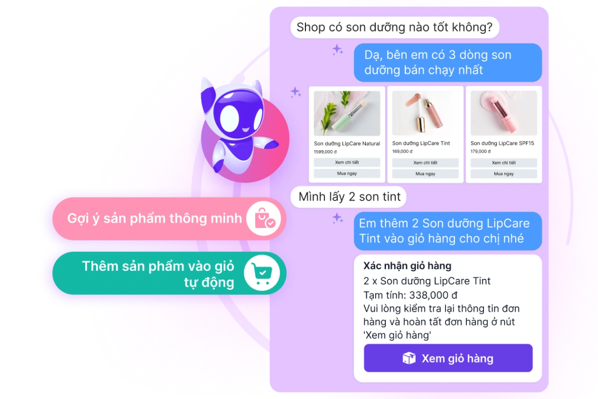 Tư vấn thông minh, chốt đơn siêu tốc