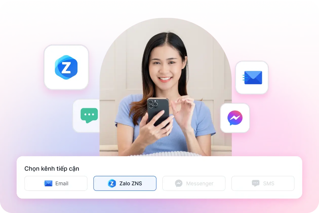 Đa dạng kênh tương tác với khách hàng