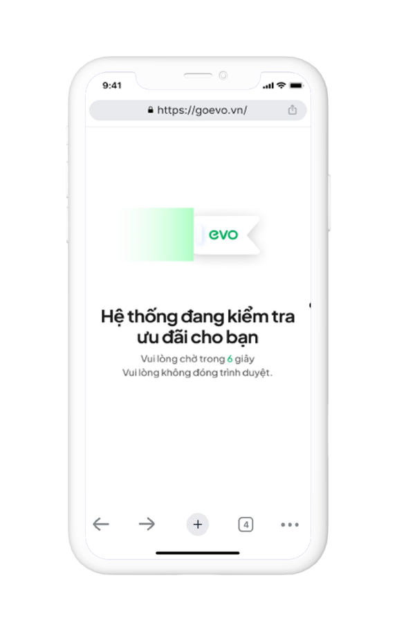 Hệ thống tiến hành kiểm tra