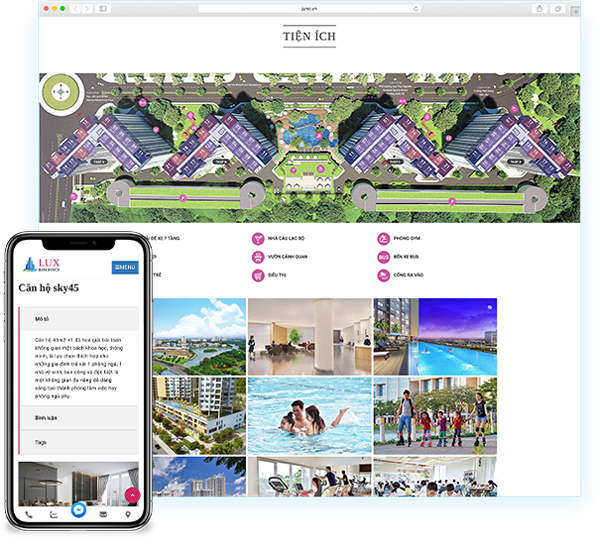 Giao diện website hiện đại - chuyên nghiệp