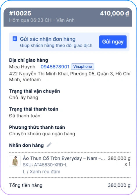 Chuyển tiếp thông minh cho nhân sự