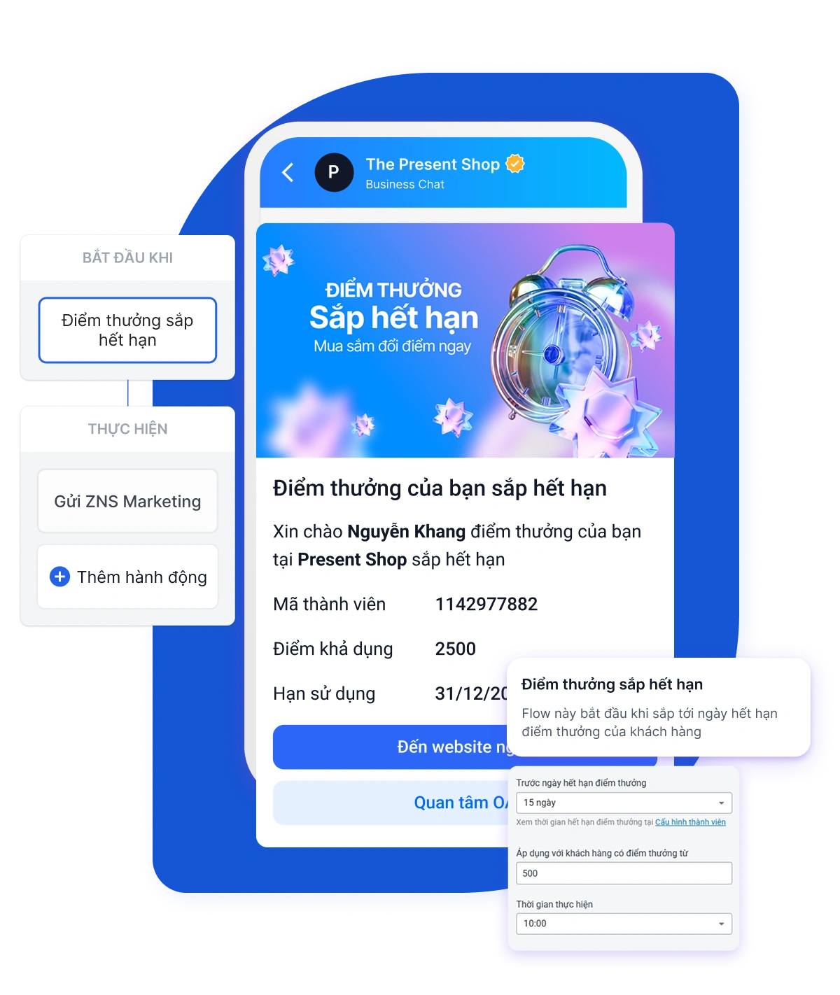 Tận dụng điểm thưởng & ưu đãi sắp hết hạn