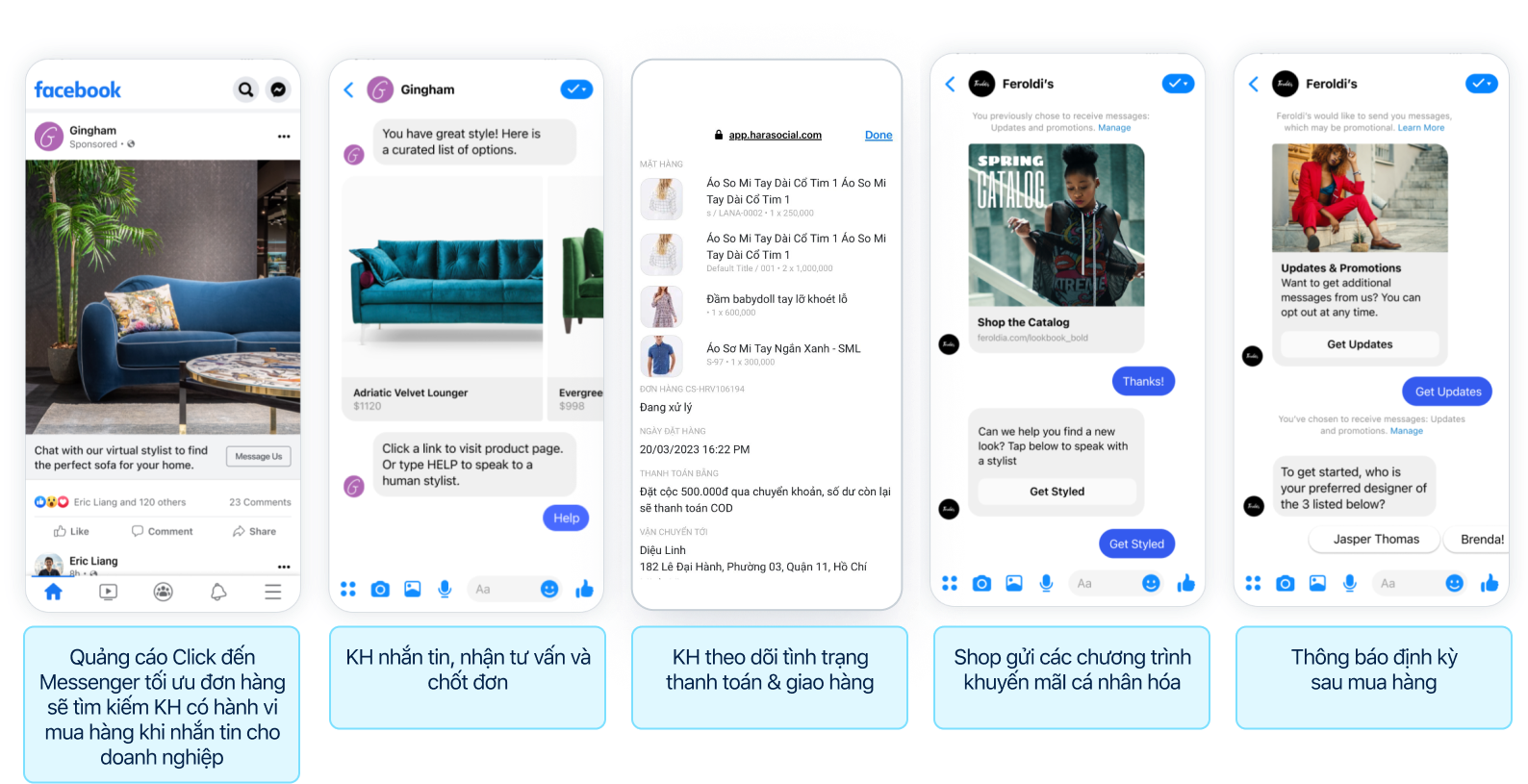 Xây dựng Hành trình Mua hàng toàn diện trong Messenger