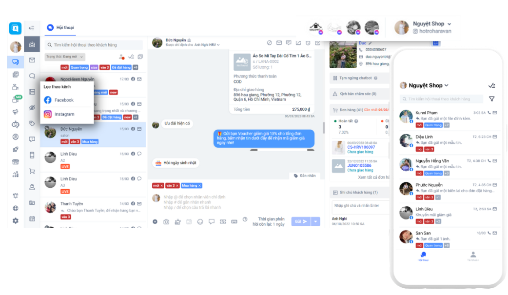 Bộ công cụ Chat & Chốt đơn nhanh