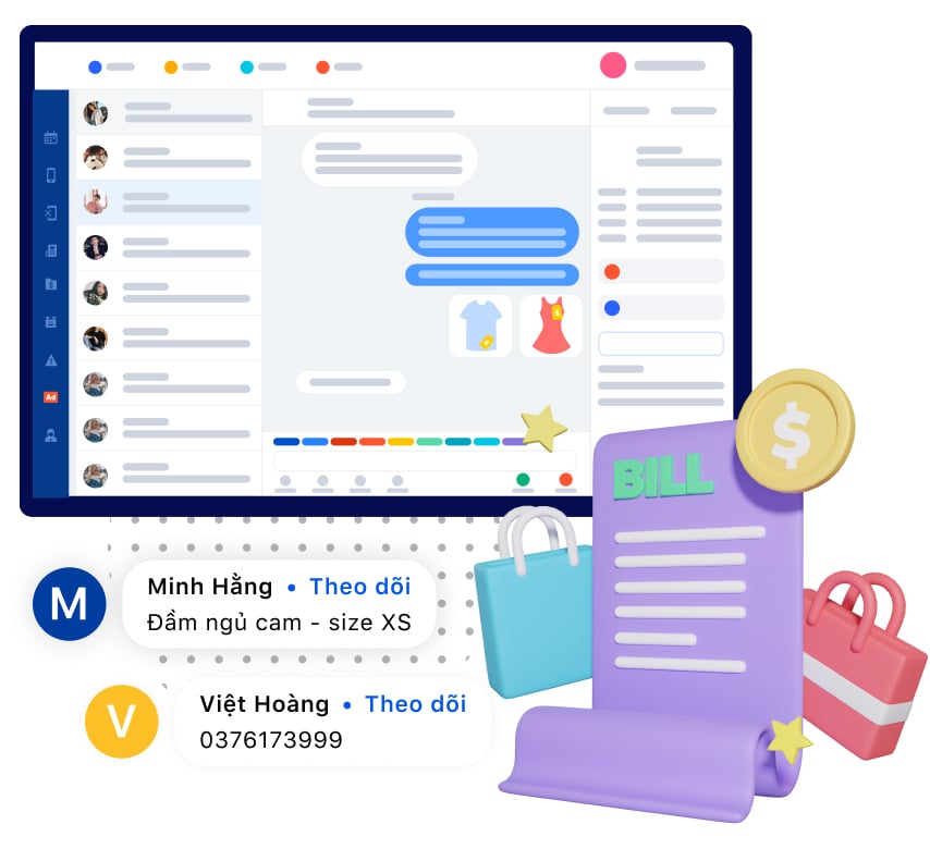 Dễ dàng lọc inbox & comment chứa số điện thoại để ưu tiên chốt đơn