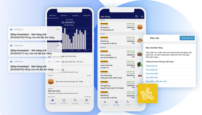 Quản lý bán hàng ngay trên điện thoại