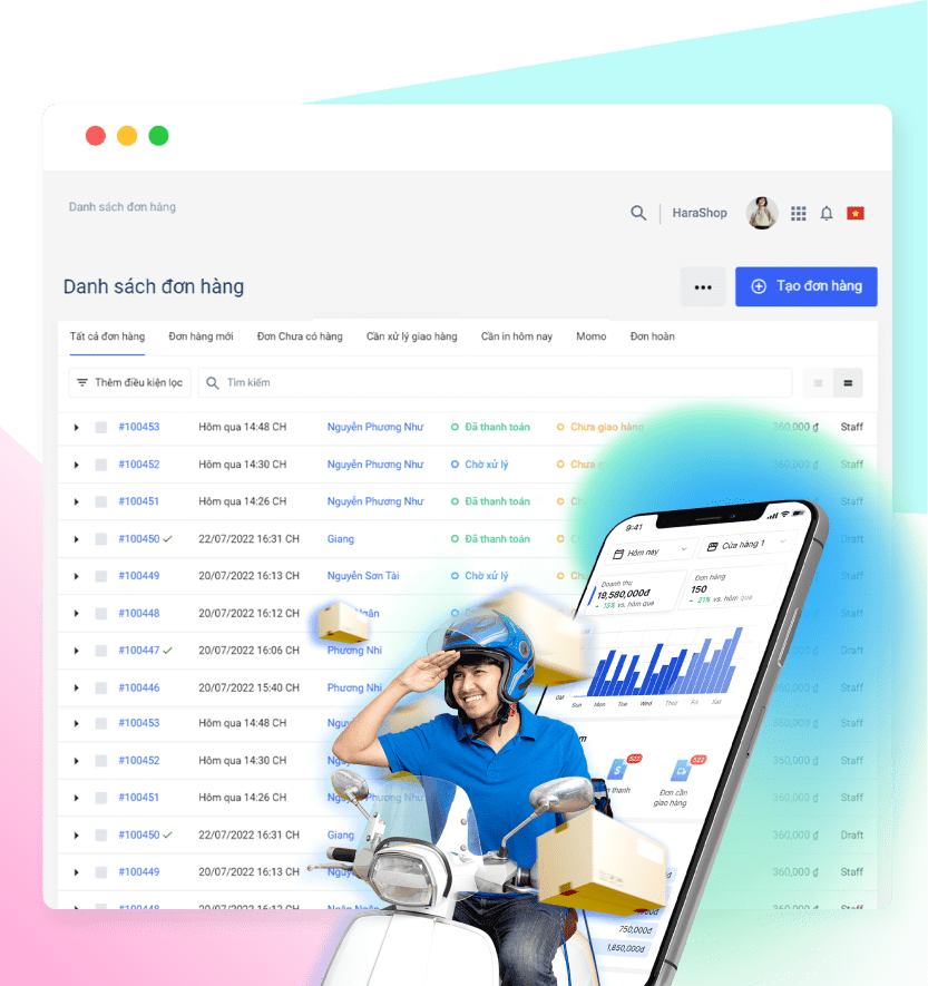 Quản lý đơn giao hàng