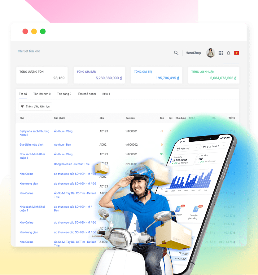 Quản lý sản phẩm tồn kho