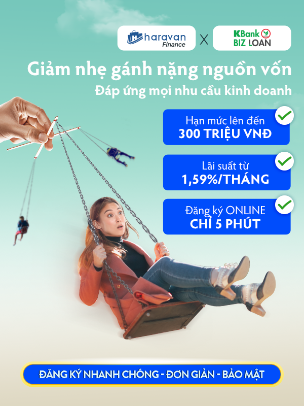 Haravan & Kbank- Vay Kinh doanh Nhanh