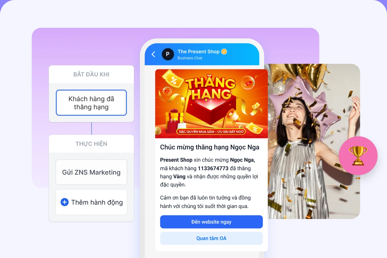 Thông báo thăng hạng