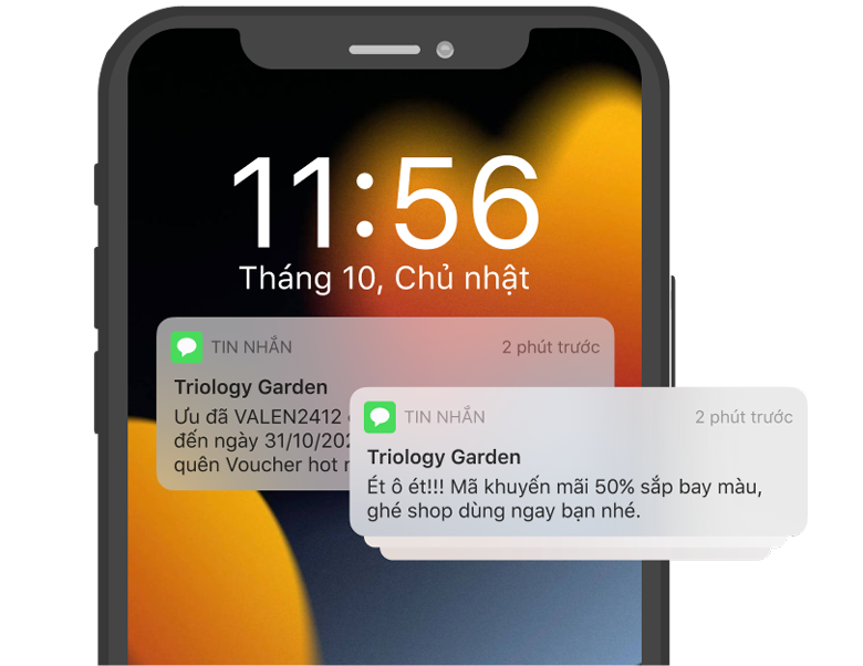 Nhắc nhở ưu đãi sắp hết hạn