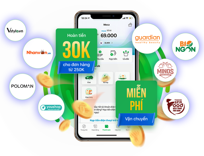Hoàn tiền mua sắm - Miễn phí vận chuyển