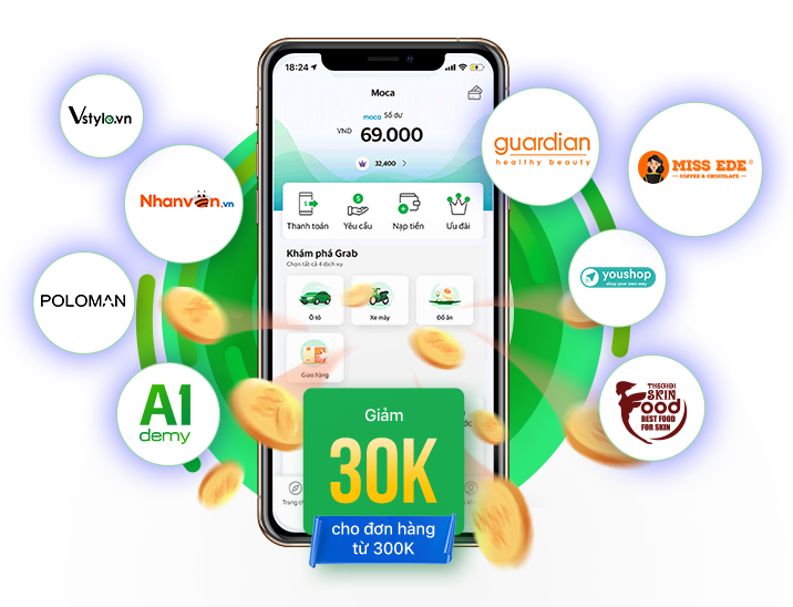 Giảm 30K cho đơn hàng từ 300K