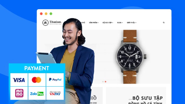 Bạn chưa có website bán hàng? Tạo cửa hàng để bắt đầu tích hợp cổng thanh toán