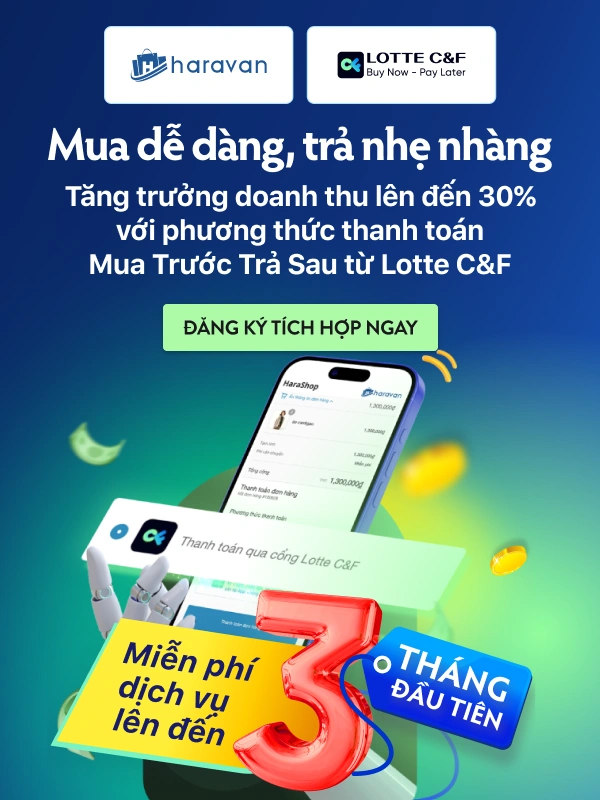 Tích hợp thanh toán trực truyến vào website Haravan