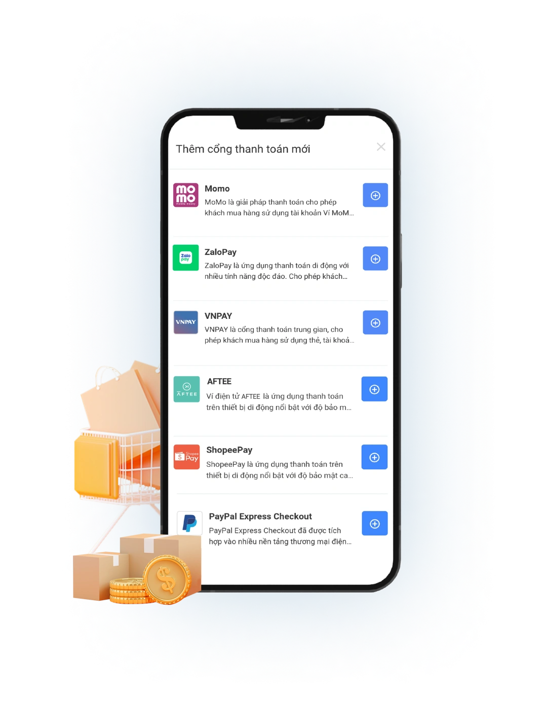 Nâng cao trải nghiệm mua sắm với đa dạng loại hình thanh toán online