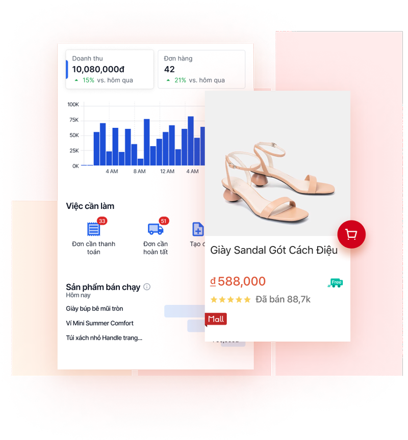 Vận hành kinh doanh Shopee mượt mà