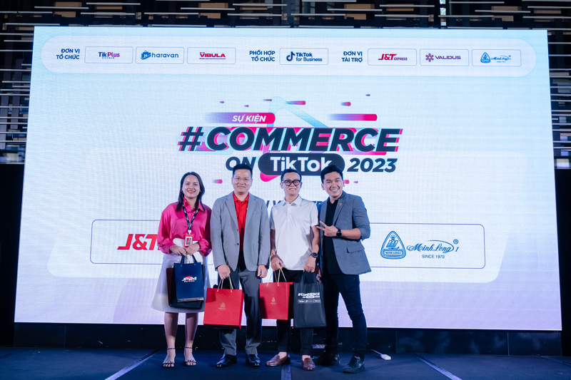 Lời cảm ơn sâu sắc đến những đơn vị đồng hành cùng Commerce On TikTok 2023