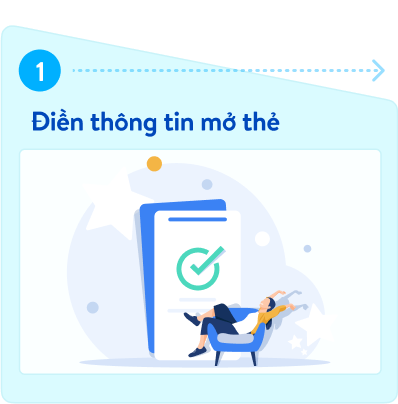 Điền thông tin mở thẻ