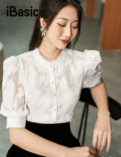 Top Những Mẫu Áo Sơ Mi Nữ Tay Lở Đẹp Nhất 2024